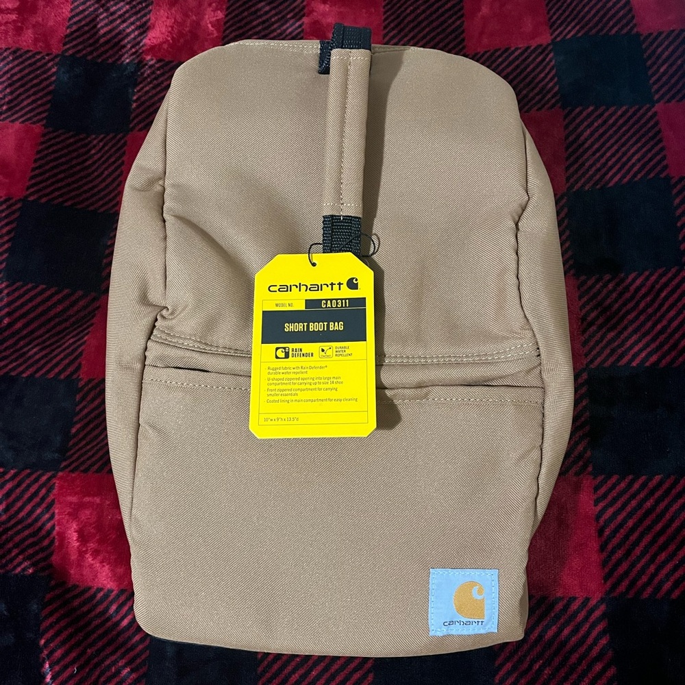 Carhartt Short Boot Bag Travel One Size Brown NWT